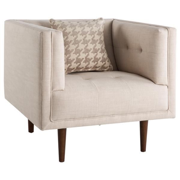 Davis Linen Lounge Chair main image