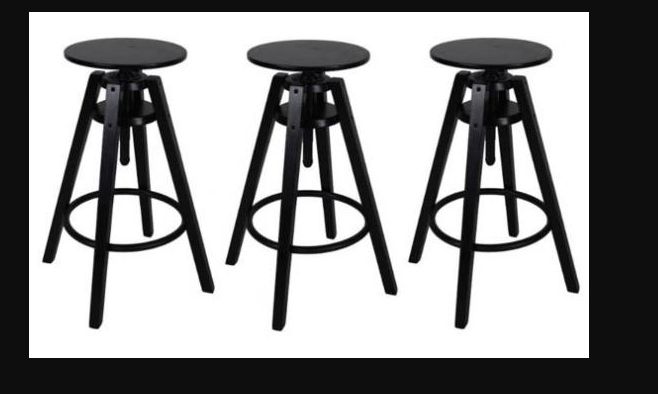 33914 Set of 3 Swivel Barstools main image