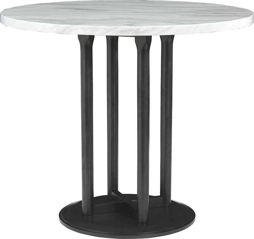 Centiar Two-Tone Round Drm Counter Table main image