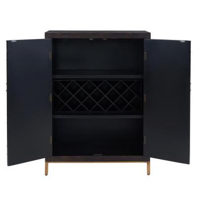 Fairmont Rustic Brown Bar Cabinet main image