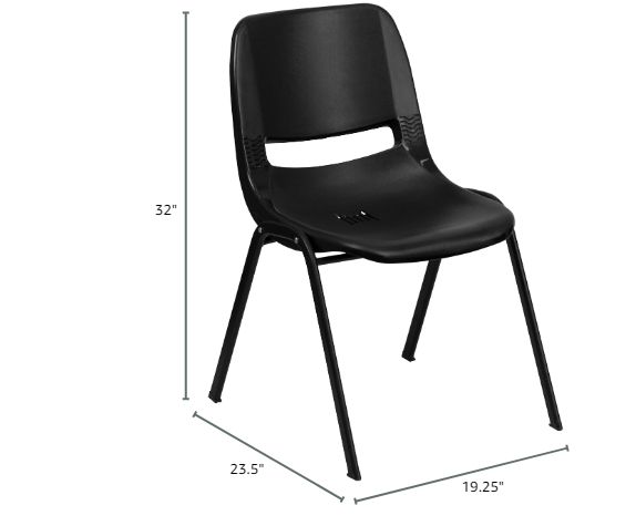 Black Stack Chair  main image